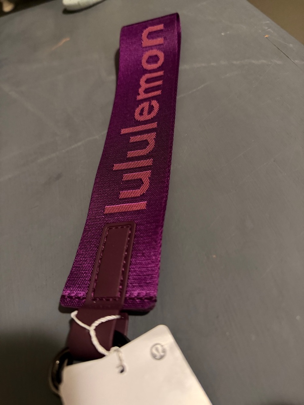 lululemon athletica never lost key chain